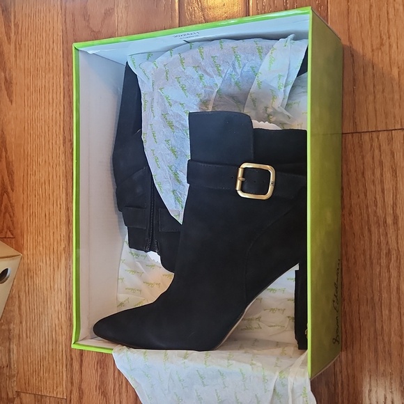 Sam Edelman Rita Suade Booties/Boots - Picture 2 of 12